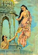 Urvashi and pururavas, Raja Ravi Varma